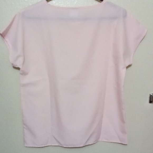 BEDFORD FAIR PULLOVER TOP PINK SIZE 10 - Picture 2 of 3
